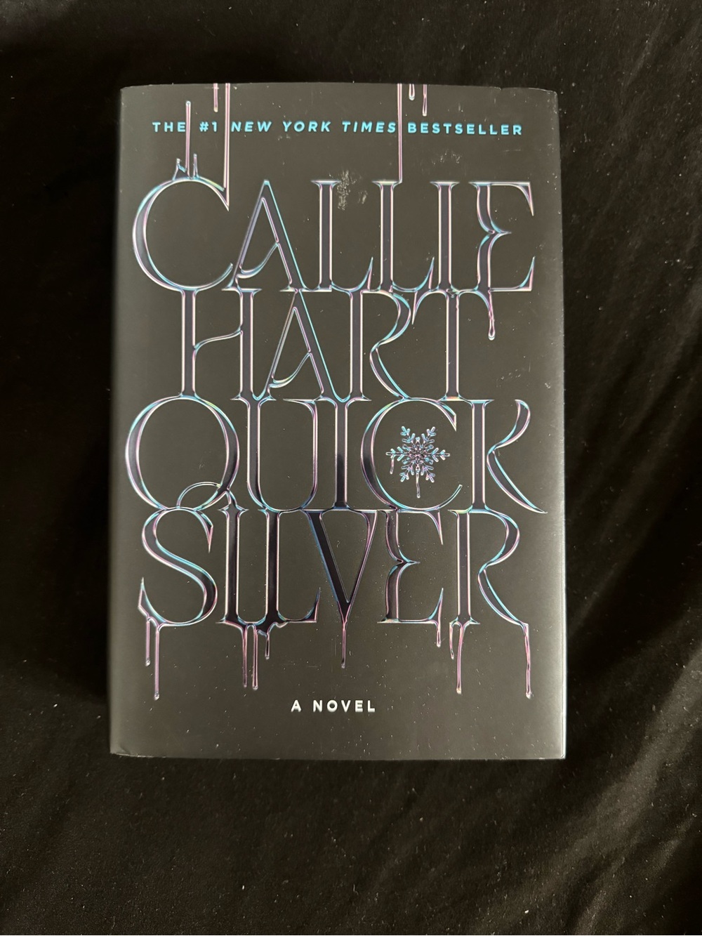 Quicksilver Hardcover Book - Black with Iridescent Accent
